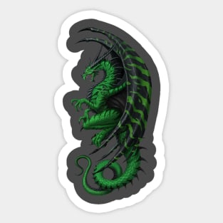 Master Dragon green Sticker